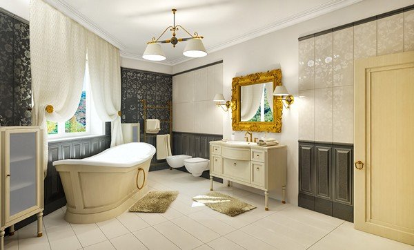 Ванна кімната дизайн, багато готових рішень