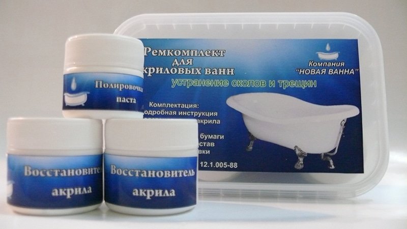 Ремонт акрилових ванн в домашніх умовах