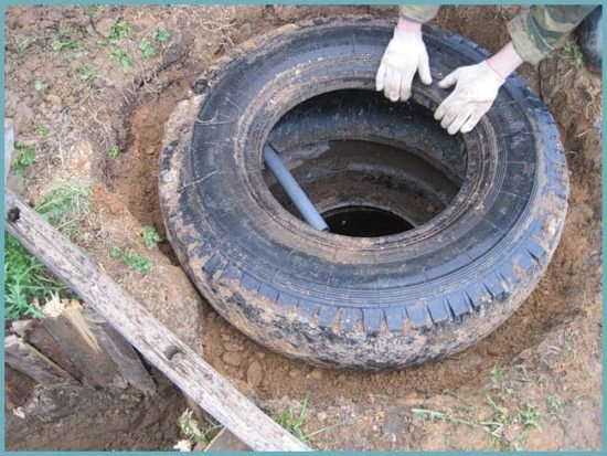 Економічна зливна яма з покришок своїми руками: поетапна технологія пристрою