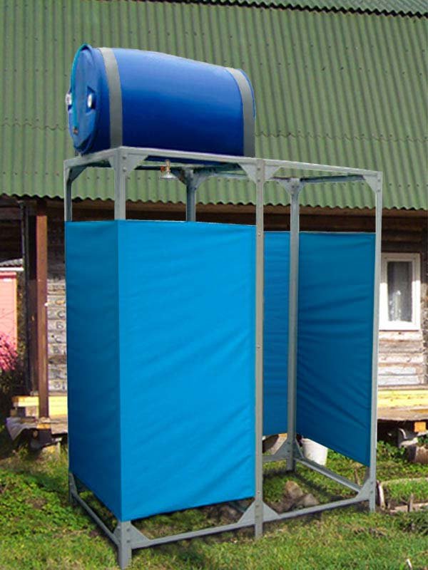 Як побудувати літній душ на дачі своїми руками, все в деталях