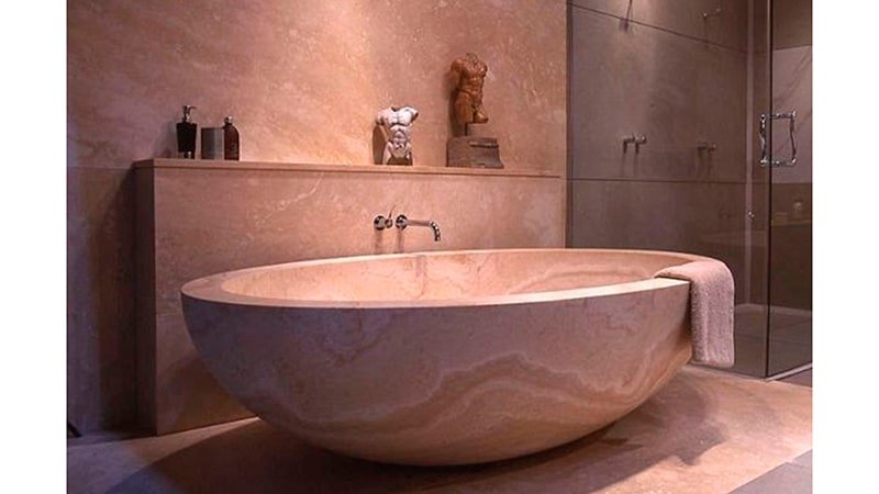 Ванна з штучного каменю: фото та відгуки