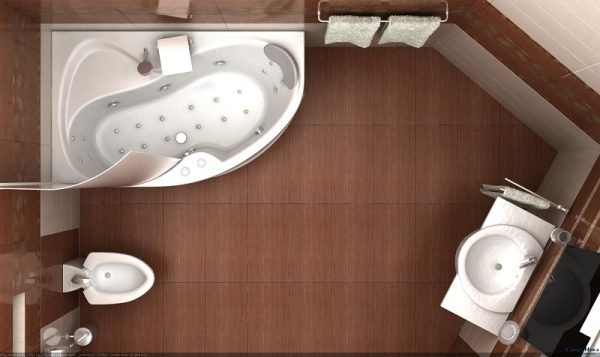 Ванни акрилові — кутові і асиметричні (фото, відео)