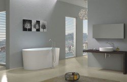 Ванни, виконані з штучного каменю: плюси і мінуси