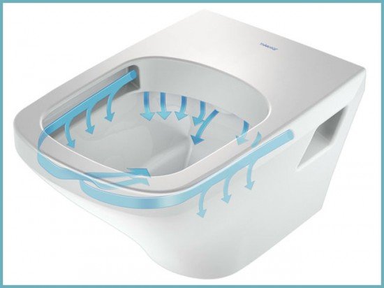 Безободковый унітаз: всі за і проти, відгуки власників