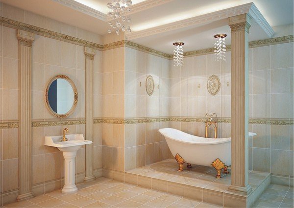 Ванні кімнати в класичному стилі: інтерєрний напрям поза часом і модою