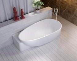 Ванни, виконані з штучного каменю: плюси і мінуси