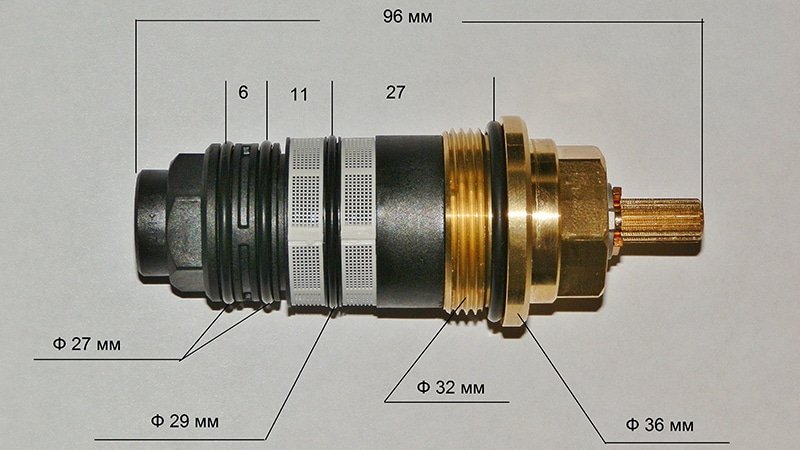 Картридж для змішувача душової кабіни: заміна своїми руками