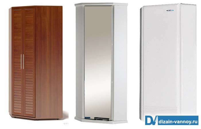 Кутовий шафа у ванну кімнату вибір, види і матеріали виготовлення Кутовий шафа у ванну кімнату вибір, види і матеріали виготовлення
