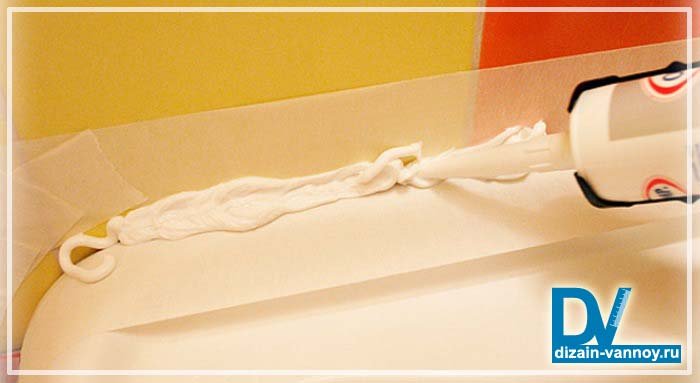 Герметизація ванни по периметру зі стіною і відео Герметизація ванни по периметру зі стіною і відео