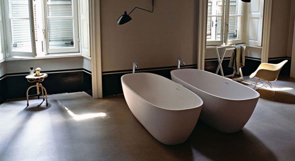 Ванни, виконані з штучного каменю: плюси і мінуси
