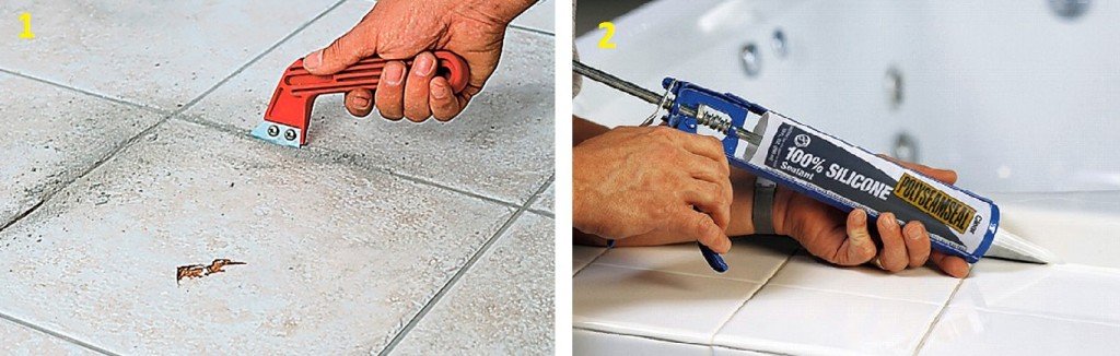 Покрокова інструкція як оновити шви між плиткою у ванній