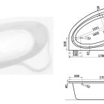 Ванна акрилова кутова: розміри і форми Ванна акрилова кутова: розміри і форми