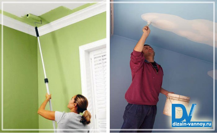 Який зробити стеля у ванній кімнаті, чим обробити і види