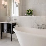 Настінна плитка для ванної: колекція фото