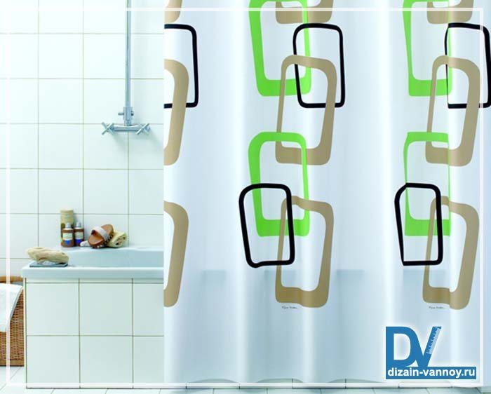 Пластикова шторка для ванної   види розсувних і звичайних конструкцій