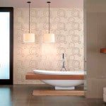 Італійська плитка для ванної кімнати: фото зразки