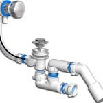 Який злив перелив для ванни краще: автомат або напівавтомат