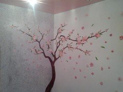 Як зробити картину або малюнок рідкими шпалерами