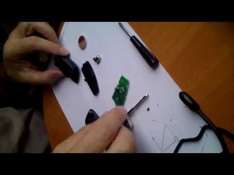Процедура розбирання ключа запалювання Форда Фокус 3