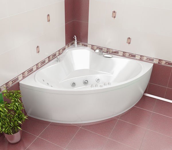 Ванна кутова: її різновиди, переваги і недоліки Ванна кутова: її різновиди, переваги і недоліки