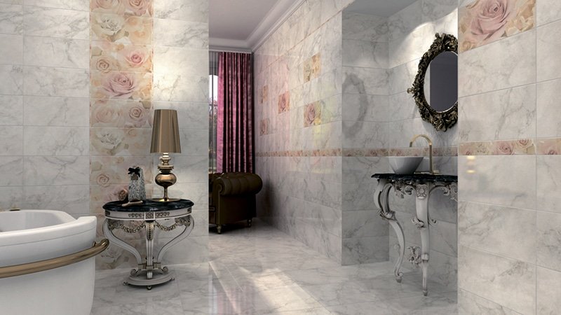 Іспанська плитка для ванної кімнати: особливості вибору