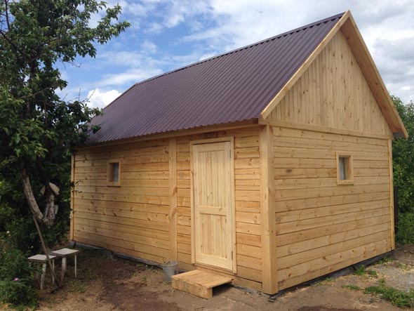 Дачний СПА: будуємо лазню з бруса своїми руками