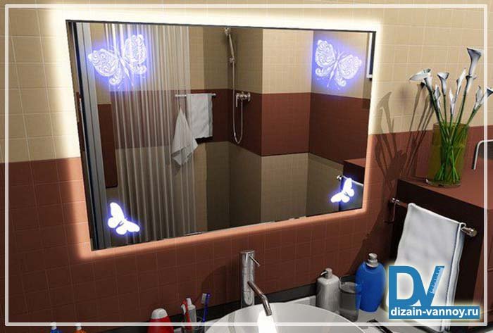 Дзеркало для ванної кімнати з підсвічуванням, вибір світильників і освітлення Дзеркало для ванної кімнати з підсвічуванням, вибір світильників і освітлення