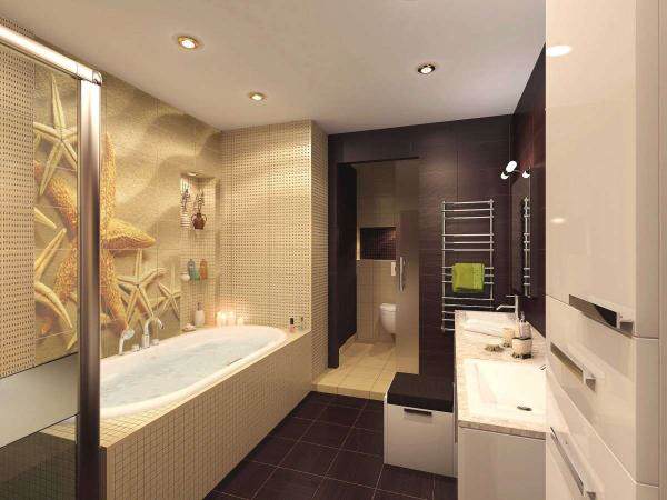 Панно з плитки в ванну, як вибрати і існуючі види