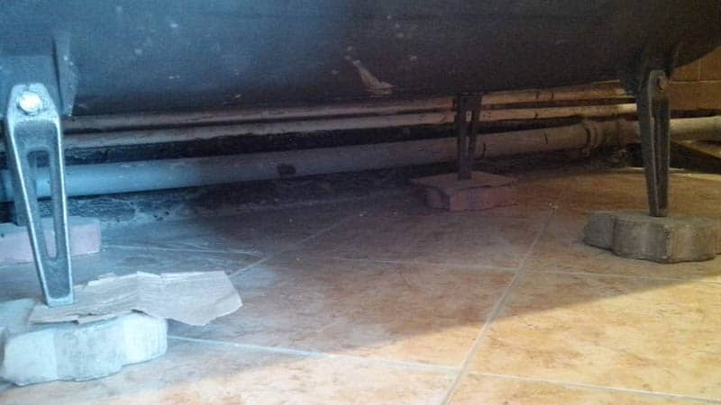 Ніжки для чавунної ванни: установка чавунної ванни своїми руками