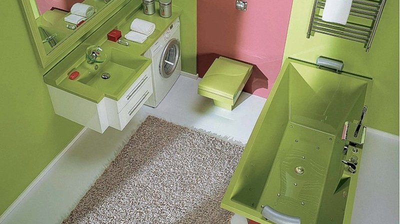 Кольорові ванни: кольорова сантехніка для ванної кімнати