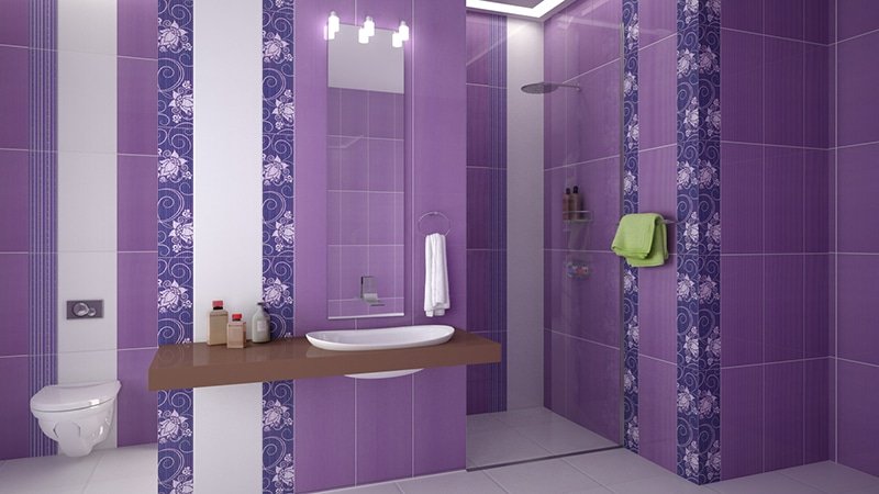 Матова плитка для ванної кімнати