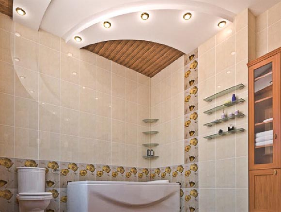 Стеля у ванній кімнаті: який вибрати Стеля у ванній кімнаті: який вибрати