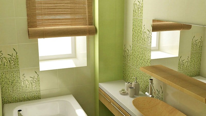 Кахель для ванної кімнати: фото поєднання кольорів