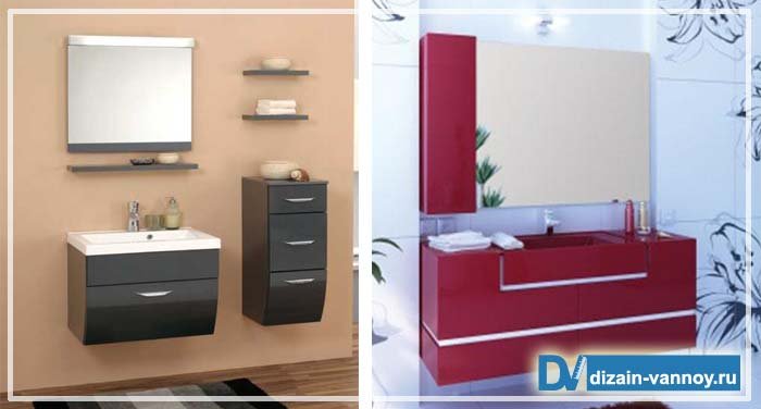 Тумба для ванної кімнати   фото зразків тумбочок