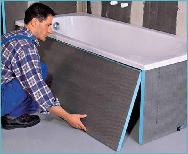 Як проводиться установка чавунної ванни