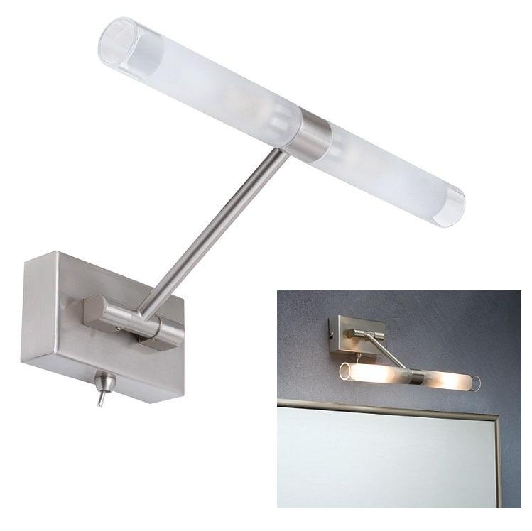 Світильник в ванну кімнату над дзеркалом, нюанси вибору