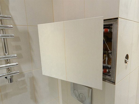 Сантехнічний люк невидимка: конструктивні відмінності і послідовність встановлення