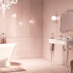 Італійська плитка для ванної кімнати: фото зразки