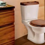 Деревяне сидіння для унітазу: особливості монтажу