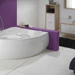 Кутова ванна: фото дизайну інтерєру