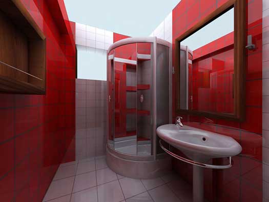 Ванна кімната з душовою кабіною дизайн