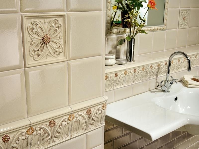 Розмір плитки для ванної кімнати всіх існуючих видів