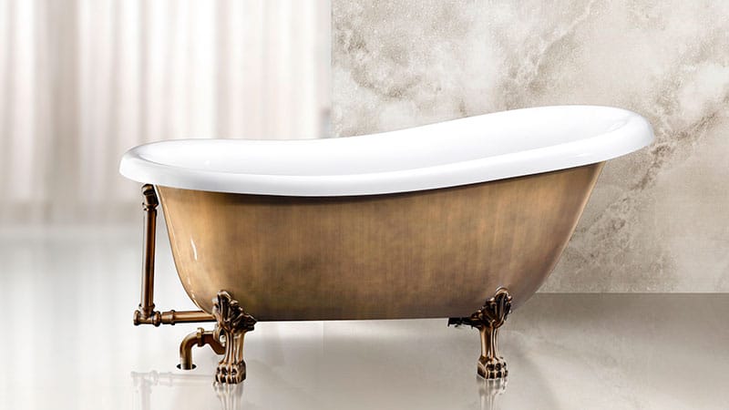 Отдельностоящая ванна на ніжках: фото приклади зразків