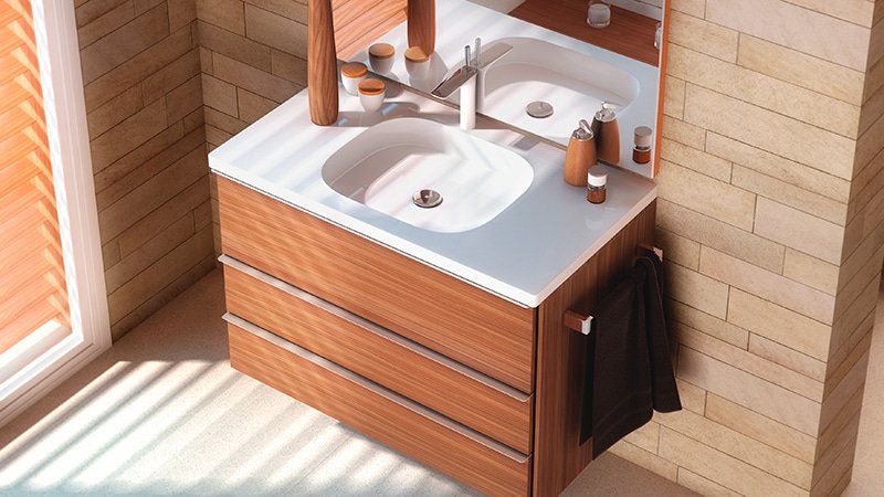 Висота умивальника у ванній: стандарт монтажу