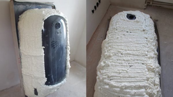 Утеплення сталевої ванни своїми руками — відео інструкція та фото