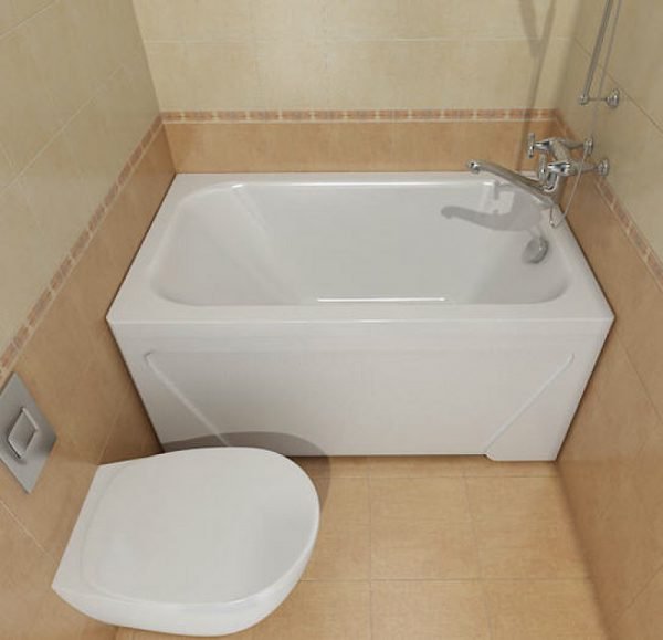 Маленькі ванни — види і розміри (фото, відео)