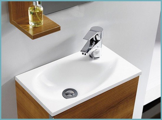 Вибираємо маленьку раковину у ванну або туалет