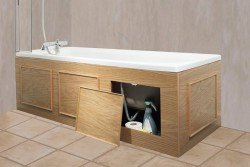 Як і чим закрити простір під ванною