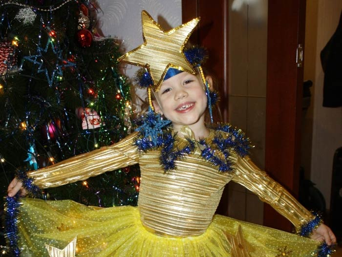 Костюм зірочки на Новий рік: своїми руками для дівчаток і хлопчиків (фото)