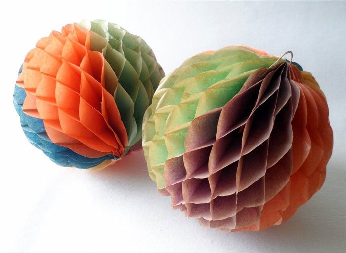 Куля з паперу на Новий рік: як зробити красиві кульки своїми руками